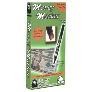 Money Marker Counterfeit Detector Pen, 5pack
