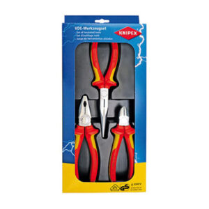 Safety Pack – Combination Pliers, Snipe Nose Side Cutting Pliers and Diagonal Cutter